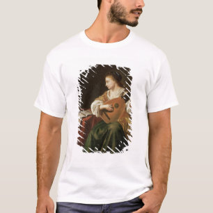 The Lute Player (oil on panel) T-Shirt