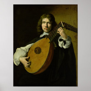 The Lute-Player Poster