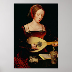 The Lute Player Poster
