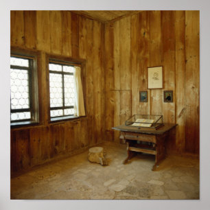 The Luther Room in Wartburg Castle Poster