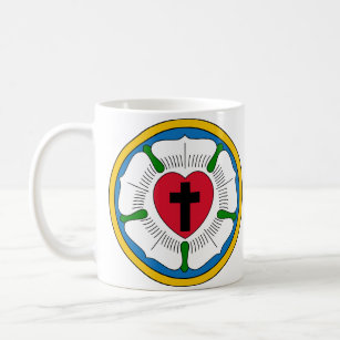 The Luther Rose Lutheranism Martin Luther Coffee Mug