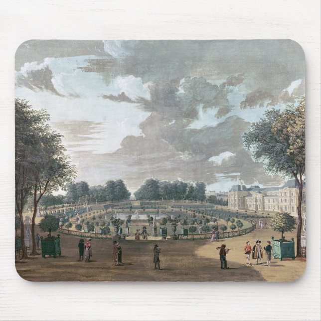 The Luxembourg Gardens Mouse Mat (Front)