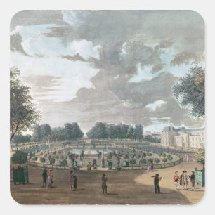 The Luxembourg Gardens Square Sticker