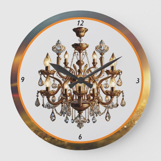 "The Luxury Look" Large Clock (Front)