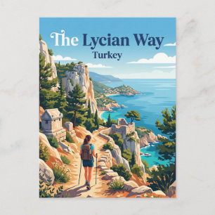 The Lycian Way Turkey Postcard