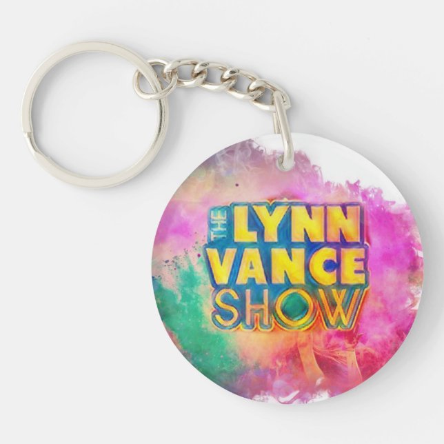 The Lynn Vance Show double sided key chain (Front)