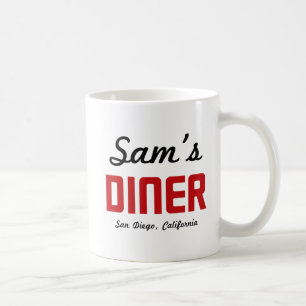 The Lyons Saga ~ Right Handed Sam's Diner Coffee Mug