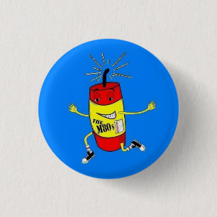 The M-80's Firecracker 3 Cm Round Badge
