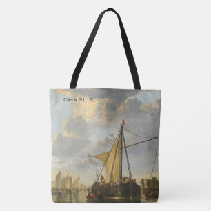 "The Maas" art custom monogram bags