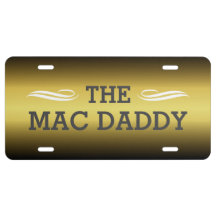 The MAC DADDY Phrase on Black and Gold Gradient