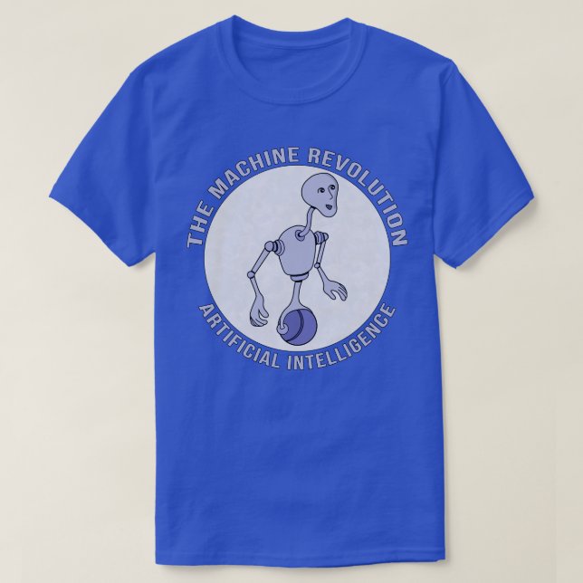 The Machine Revolution Artificial Intelligence T-Shirt (Design Front)