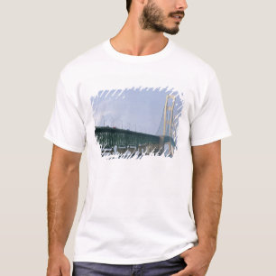 The Mackinac Bridge spanning the Straits of 2 T-Shirt