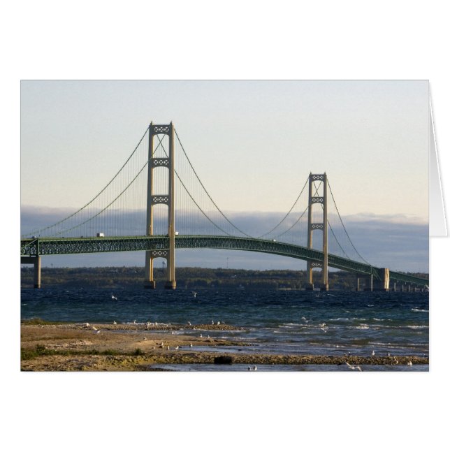 The Mackinac Bridge spanning the Straits of 4 (Front Horizontal)