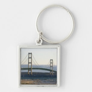 The Mackinac Bridge spanning the Straits of 4 Key Ring