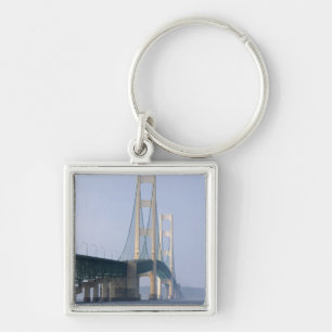 The Mackinac Bridge spanning the Straits of Key Ring