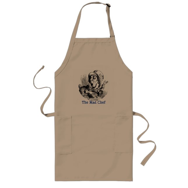 The Mad Chef Mad Hatter Long Apron (Front)