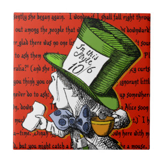 The Mad Hatter | Alice in Wonderland Tile