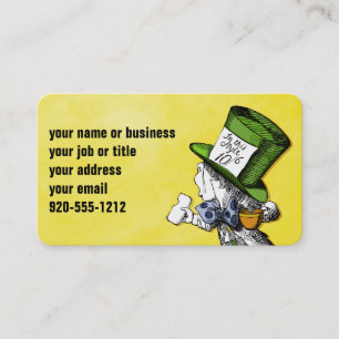 +{ The Mad Hatter }+ Business Card