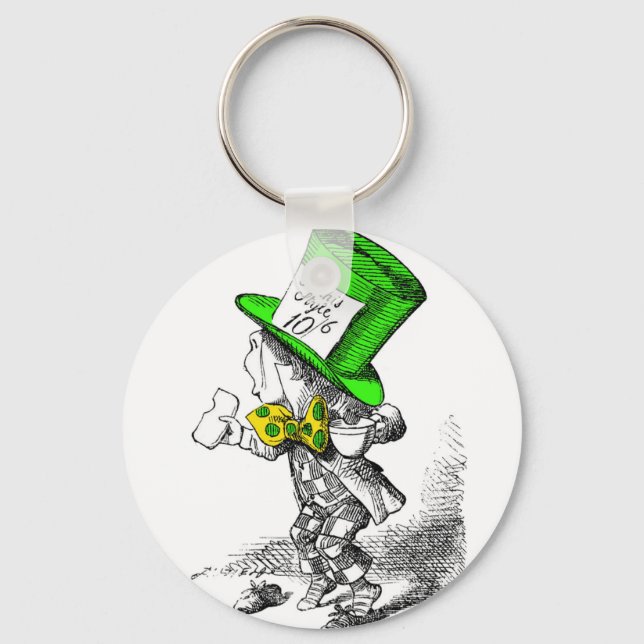 The Mad Hatter Key Ring (Front)