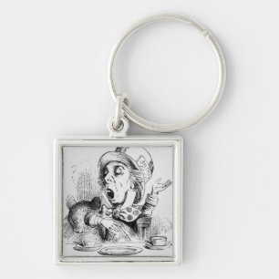 The Mad Hatter Key Ring
