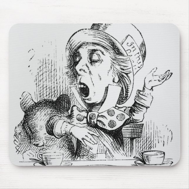 The Mad Hatter Mouse Mat (Front)