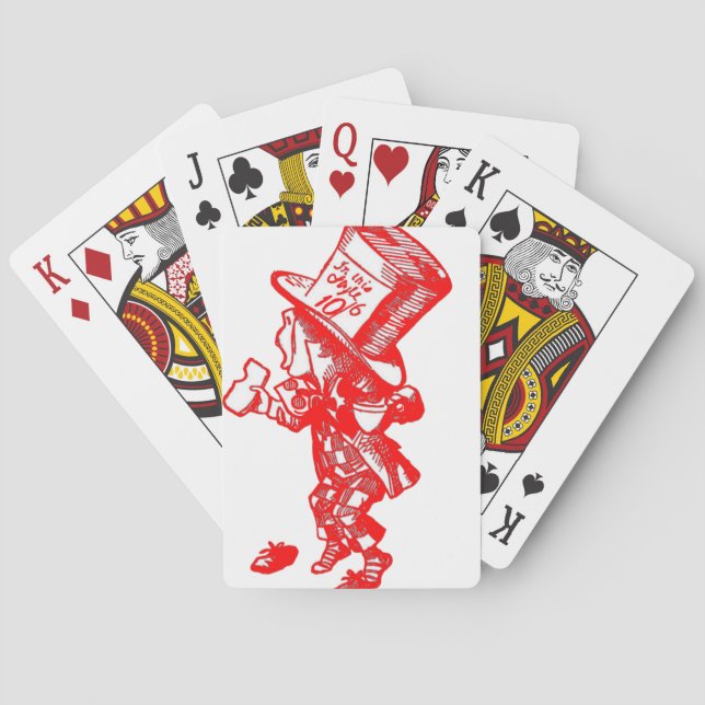 The Mad Hatter Playing Cards (Back)