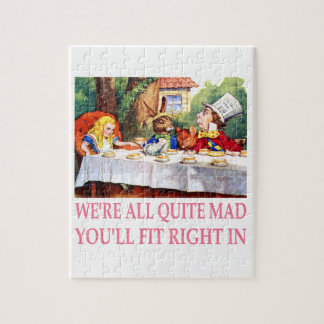 The Mad Hatter's Tea Party in Alice in Wonderland Jigsaw Puzzle