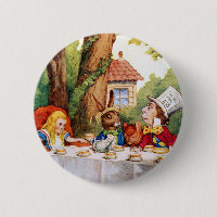 The Mad Hatter's Tea Party in Wonderland