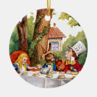 The Mad Hatter's Tea Party in Wonderland