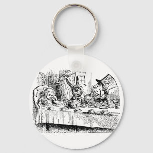 The Mad Hatter's Tea Party Key Ring