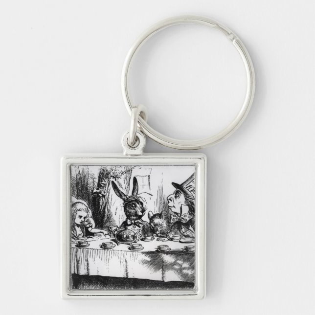 The Mad Hatter's Tea Party Key Ring (Front)