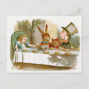 The Mad Hatter's Tea Party Postcard