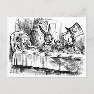 The Mad Hatter's Tea Party Postcard