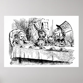 The Mad Hatter's Tea Party Poster