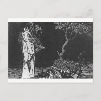 The Madness of Fear by Francisco Goya Postcard