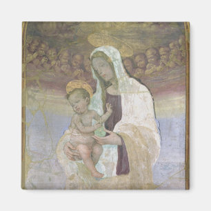The Madonna and Child, a detail from the tabernacl Magnet