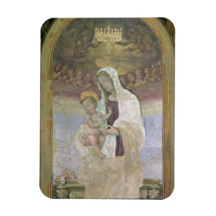The Madonna and Child, a detail from the tabernacl Magnet