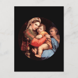 The Madonna and Child postcard