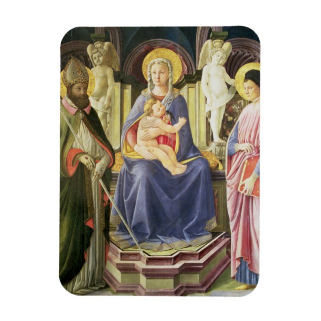 The Madonna and Child with SS. Clement and Justin, Magnet (Vertical)