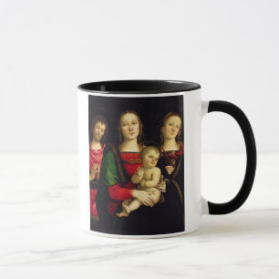The Madonna and Child with St. John the Baptist an Mug