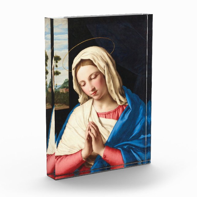 The Madonna at prayer, a landscape beyond Photo Block (Left)