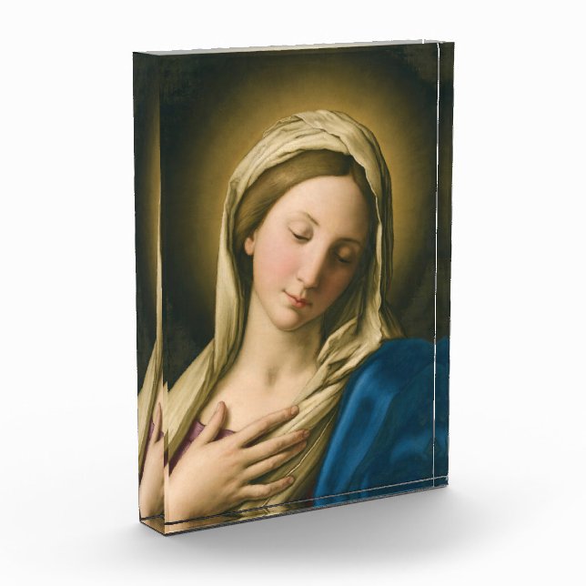 The Madonna At Prayer Photo Block (Left)