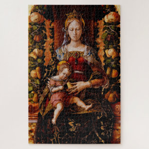 The Madonna della Candeletta Carlo Crivelli Art Jigsaw Puzzle