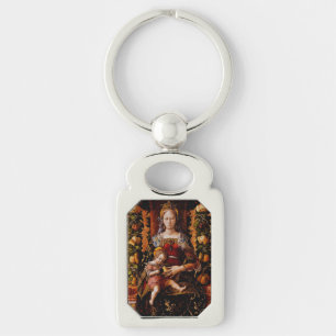The Madonna della Candeletta Carlo Crivelli Art Key Ring