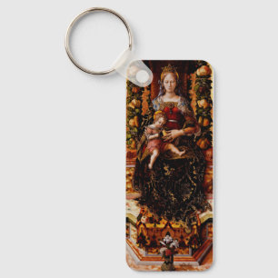 The Madonna della Candeletta Carlo Crivelli Art Key Ring