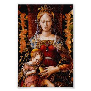 The Madonna della Candeletta Carlo Crivelli Art Photo Print