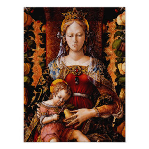 The Madonna della Candeletta Carlo Crivelli Art Photo Print