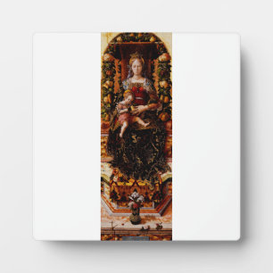The Madonna della Candeletta Carlo Crivelli Art Plaque