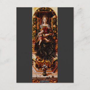 The Madonna della Candeletta Carlo Crivelli Art Postcard