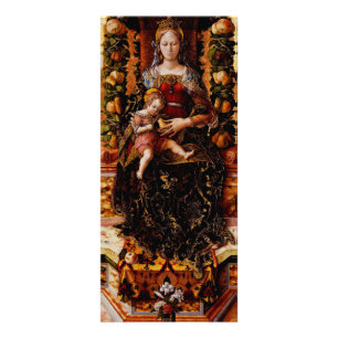 The Madonna della Candeletta Carlo Crivelli Art Rack Card